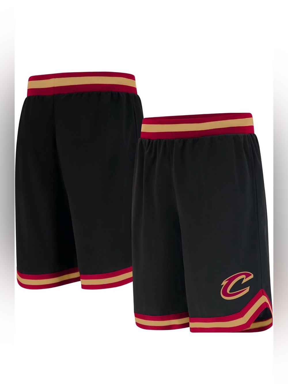 Men's Cleveland Cavaliers Black Athletic Basketball Shorts | Official NBA | XL